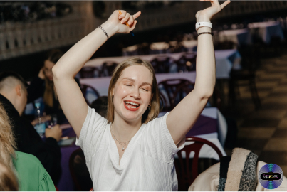 Photo with raised hands